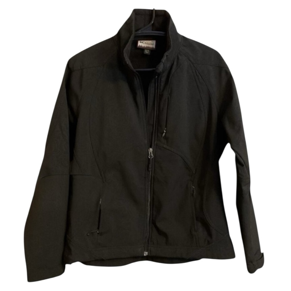 Double Diamond Coat Women's Size M Black Jacket Fleece Lined Winter Snow Ski